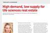 High demand, low supply for life sciences real estate