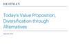 Today’s Value Proposition, Diversification Through Alternatives