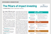 the pillars of impact investing