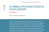 April 2021 Q1 - Earnings Expectations Focused On Cyclical Recovery