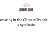 Investing in the Climate Transition - a synthesis