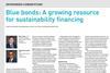 Blue bonds- A growing resource for sustainability financing