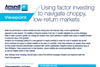 using factor investing to navigate choppy low return markets