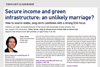 Secure income and green infrastructure