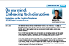 On My Mind: Embracing Tech Disruption