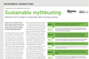 Sustainable mythbusting