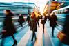 Motion blur commuters
