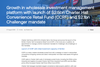 Growth in wholesale investment management platform with launch of $2.5bn Charter Hall Convenience Retail Fund (CCRF) and $2.1bn Challenger mandate