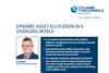 dynamic asset allocation in a changing world