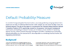 Default Probability Measure