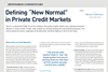 Defining “New Normal” in Private Credit Markets