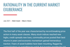 Macro Views - Rationality in the current market exuberance