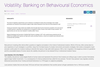Volatility - Banking on Behavioural Economics