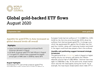 Global gold-backed ETF flows August 2020