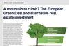 A mountain to climb? The European Green Deal and alternative real estate investment