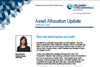 Asset Allocation Update - Much ado about equities and credit