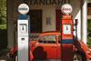 retro gas station