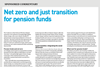 Net zero and just transition for pension funds