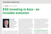 ESG investing in Asia - an invisible evolution