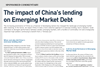The impact of China’s lending on Emerging Market Debt