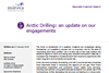 Arctic Drilling: An Update on Our Engagements