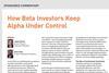 How Beta Investors Keep Alpha Under Control
