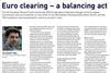 Euro clearing – a balancing ac