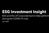 ESG and the US Corporate bond index performance during the COVID-19 crisis