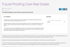 Future-Proofing Core Real Estate