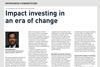 Impact investing in an era of change
