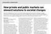 How private and public markets can steward solutions to societal changes