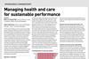 Managing health and care for sustainable performance