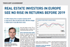 real estate investors in europe see no rise in returns before 2019