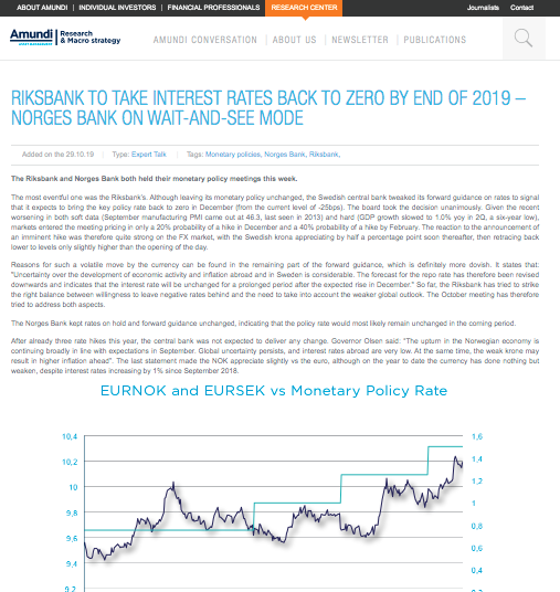 Riksbank To Take Interest Rates Back To Zero By End Of 2019 – Norges ...