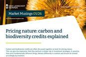 Pricing nature: carbon and biodiversity credits explained