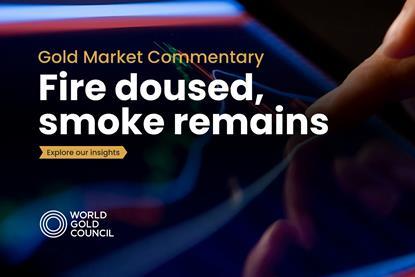Gold Market Commentary- Fire doused, smoke remains