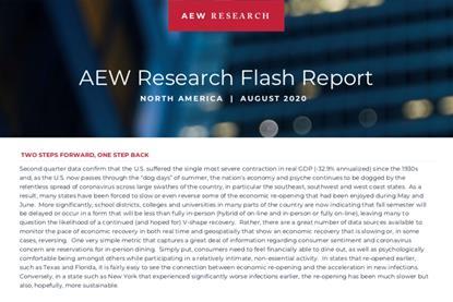 AEW Research Flash Report - August 2020