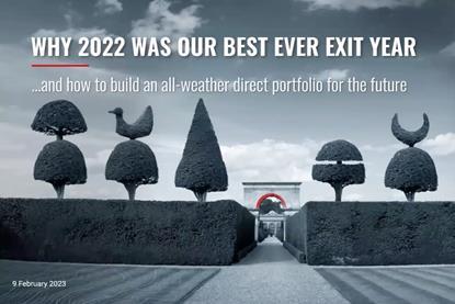 Why 2022 was our best exit year ever – and how to build an all-weather direct portfolio for the future