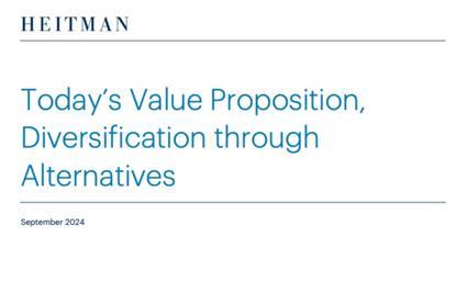 Today’s Value Proposition, Diversification Through Alternatives
