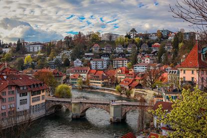 switzerland aerial view