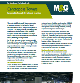 Centropolis Towers - Responsible Property Investment in Action