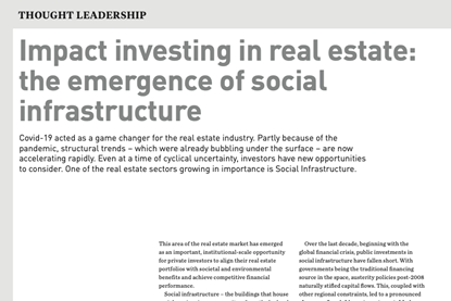 Franklin Templeton Real Assets - Impact investing in real estate - the emergence of social infrastructure