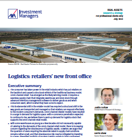 Logistics: retailers’ new front office