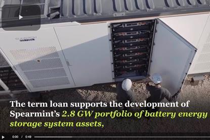 The term loan supports the development of Spearmint's 2.8 GW portfolio of battery energy storage system assets