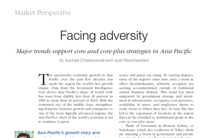 Facing adversity – Major trends support core and core-plus strategies in Asia Pacific