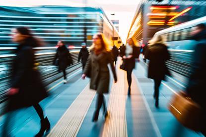 Motion blur commuters