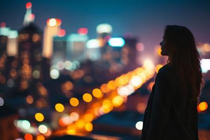 Soft focus cityscape