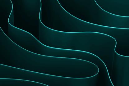 teal wave-ribbons-hero