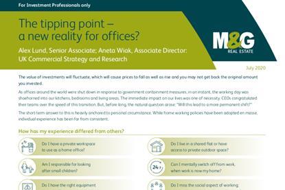 The tipping point – a new reality for offices?