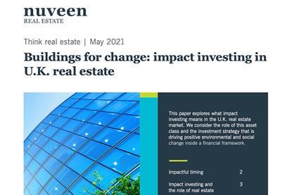 Buildings for change- impact investing in U.K. real estate